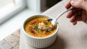 Crab Brulee Recipe That Turns a Classic Dessert Savory