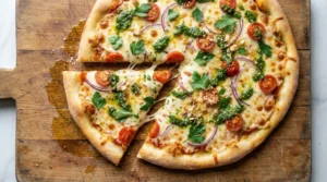 Chimichurri Tomato Pizza Recipe With Proven Two Step Sauce