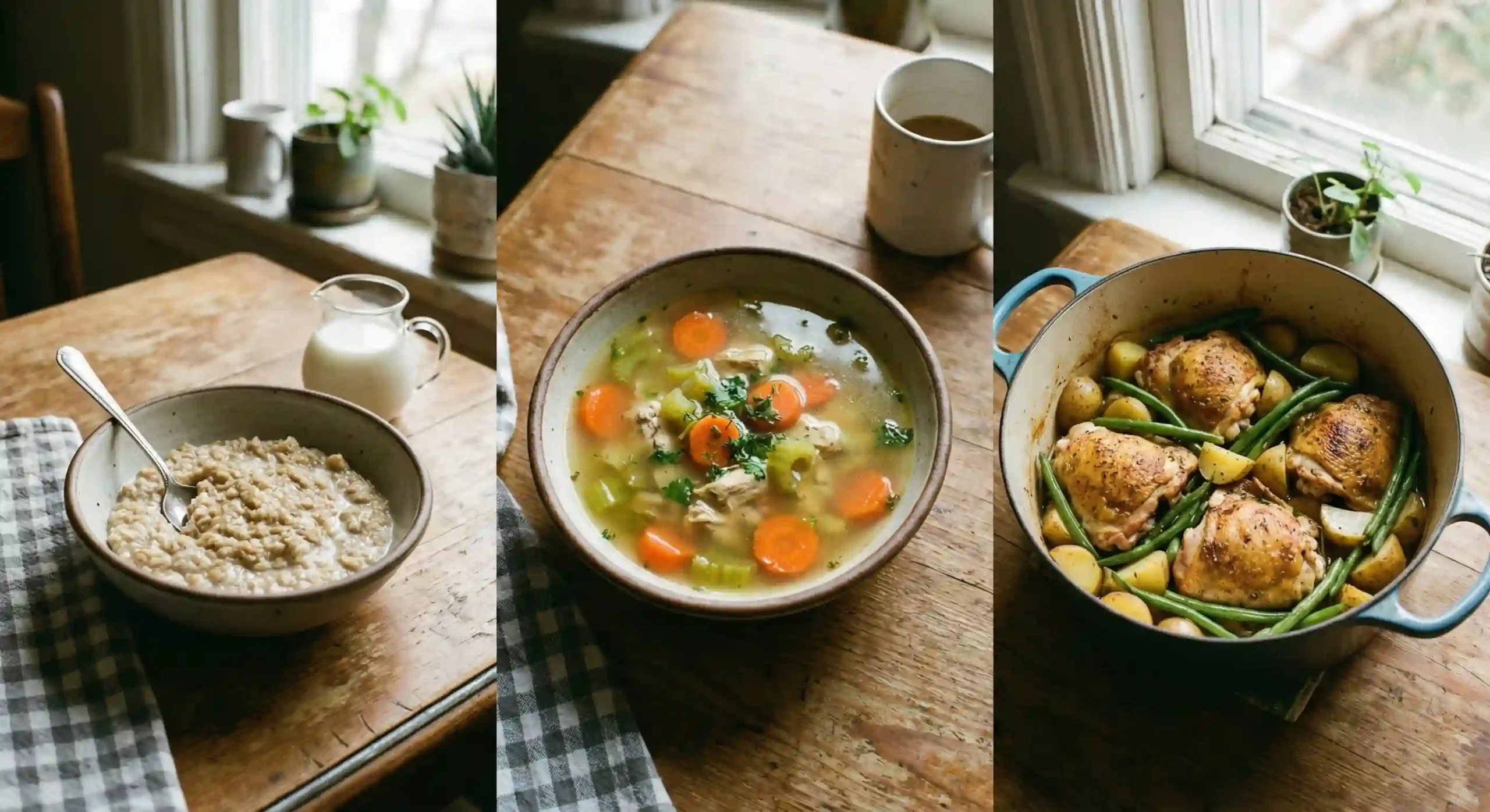 GERD-friendly Instant Pot meals for breakfast lunch and dinner