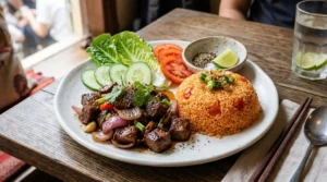 Bo Luc Lac with Tomato Rice Recipe Quick Restaurant Style