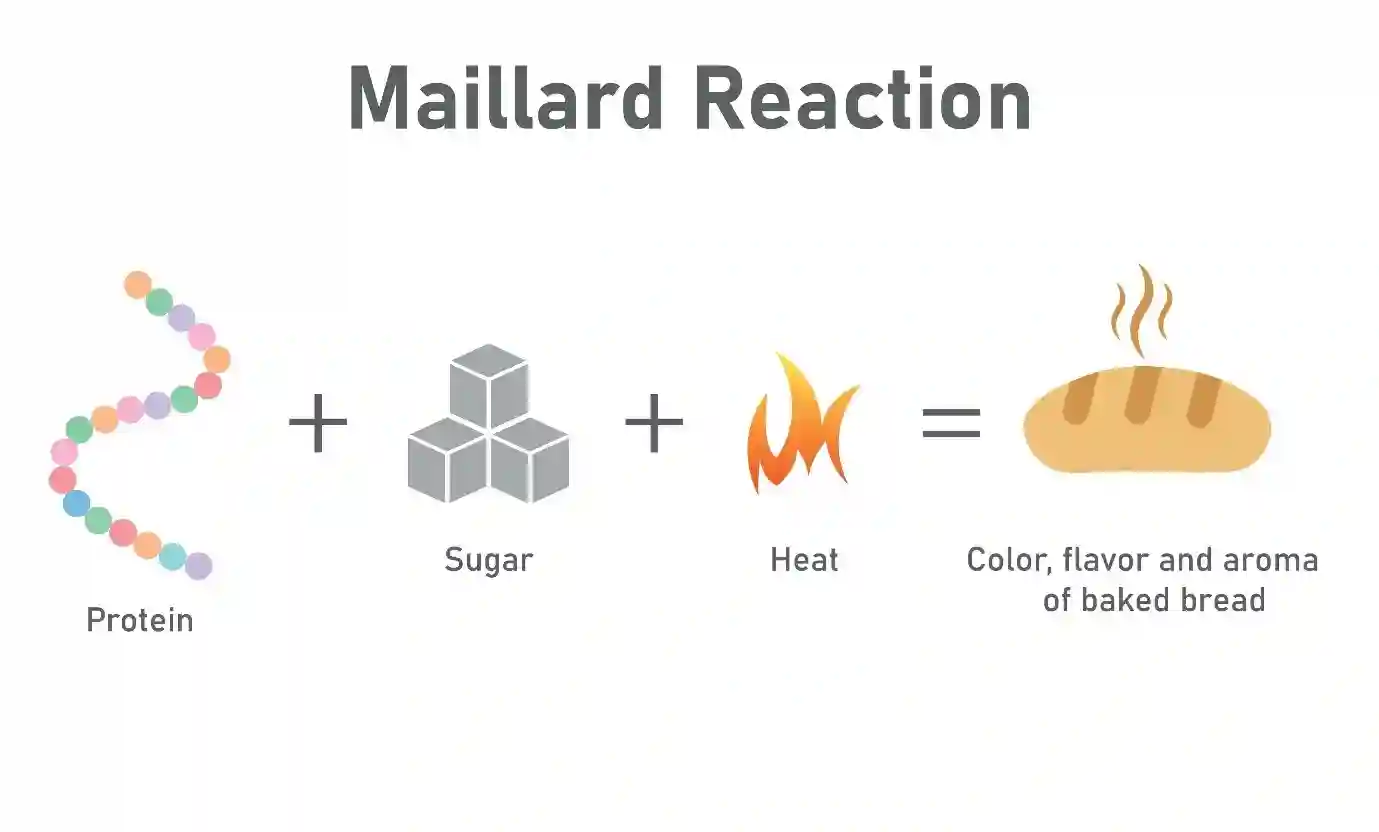 Maillard reaction chart