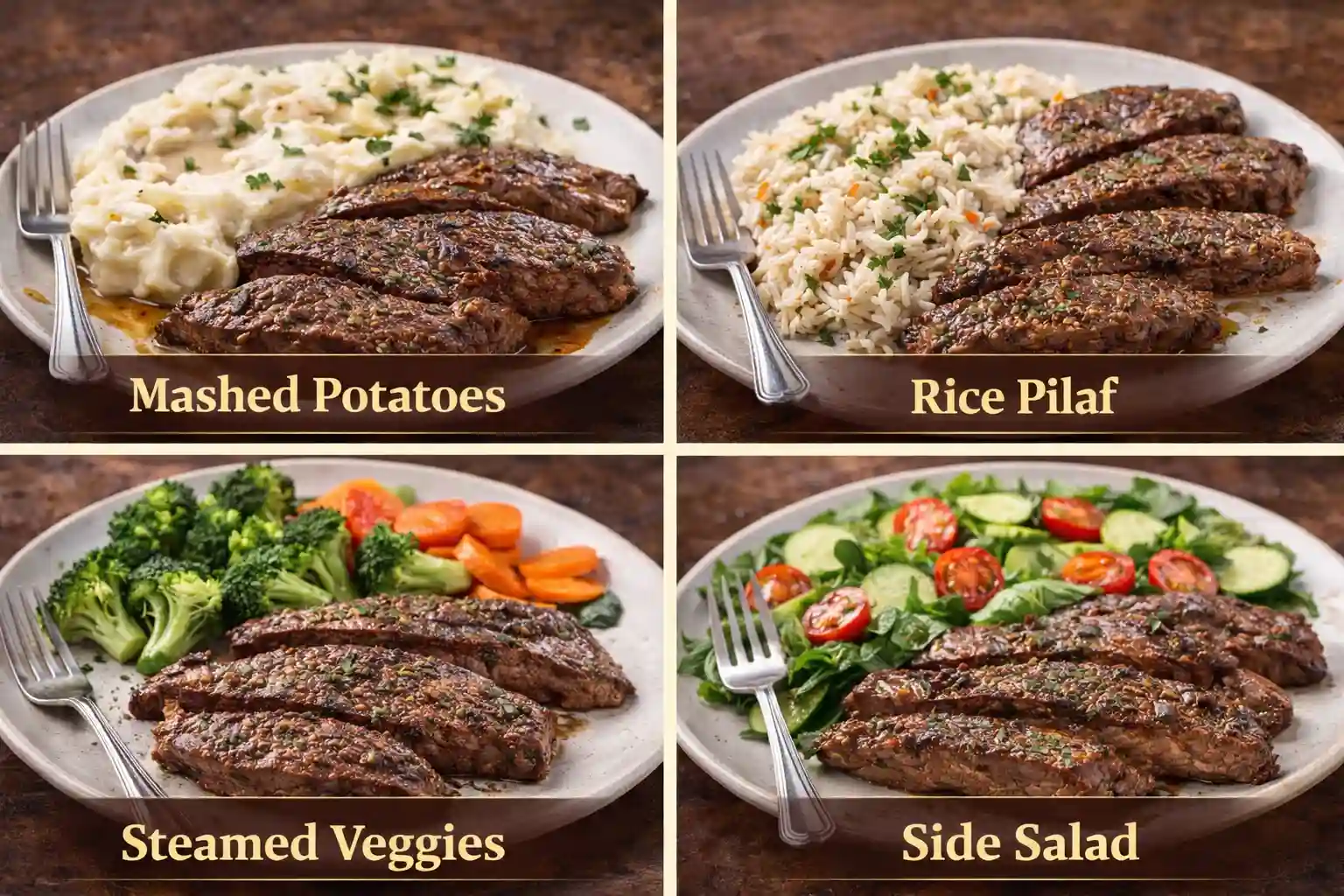 Clean plated beef liver meals served with vegetables and simple sides showing balanced portions and light presentation 11